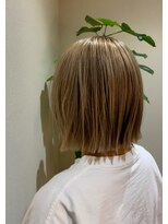 アートヘアーコルソ art hair CORSO&nbsp;ミルクティー×切りっぱなしボブ