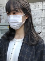 サク(Sac.)&nbsp;スモーキーグレージュ　イヤリングカラー　Sac.恵比寿　栃木優佑