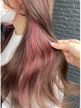 ヘアアンドビューティー クローバー(Hair&Beauty Clover) pink/ベビーピンク/ミルクティーピンク