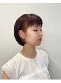 【松戸 藤原】大人かわいいインナーカラーボブ
