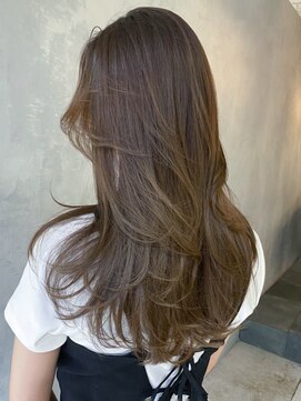 アイティー バイ アルバム 中野店(IT by ALBUM) シアーブラウンレイヤーカット_ショコラアッシュ_ba409681