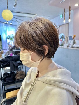 ナンバー 六本松(Number) 【number山崎友雅】ショート/韓国風/髪質改善/ハイライト