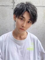 ソフトツイストパーマ名古屋メンズ眉毛短髪