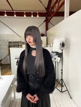 ブリックマウントヘアメイク(Blic mt hair make) ロングアウターカラー
