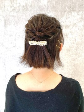 スタイル 横浜(STYLE) 横浜/ヘアセット/編み下ろし/ツインテール/卒業式