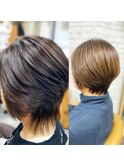 髪質改善ショートボブ