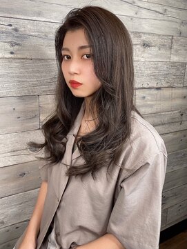 ニスル 町田店(NISURU) 似合わせカット/大人ガーリー/ダークアッシュ/着物/町田/町田駅