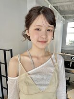 ヌープヘアーアイス(NUUP.hair ici)&nbsp;ドレスヘア編み込み二次会ゆるふわ巻きヘアセット
