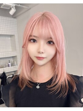 モニカ 原宿店(MONIQA) ピンク×ブラウン