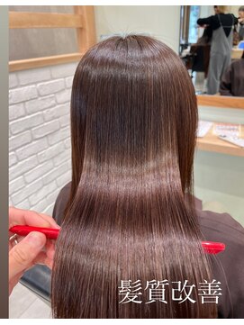 アース 若葉台店(EARTH) ４０代女性のお客様☆髪質改善縮毛矯正