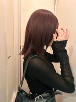 ルーム(Loom.)&nbsp;顔周りレイヤーレイヤーカット透明感カラーブリーチなしカラー