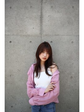 アレンヘアー 梅田店(ALLEN hair) ワンレンロング_くびれヘア_髪質改善