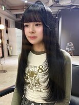 ゲームバイアランスミシー 心斎橋(GAME by Alan Smithee)&nbsp;クリスタルブラック/透明感カラー/レイヤー/髪質改善カラー