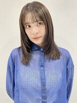 ラミエバイメルト 下北沢(lamie by melt)&nbsp;大人気小顔顔まわりシャギーレイヤーナチュラルブラウン透明感