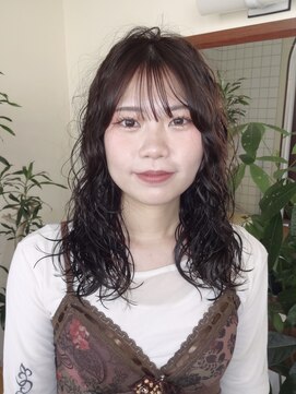 スタニング 渋谷(STUNNING.) レイヤーパーマ　ロングパーマ