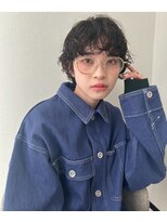 ノラギンザユー(NORA GINZA/U)&nbsp;ニュアンスショートパーマレイヤーパーマニュアンスパーマ