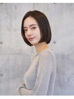 アイスバーグ(eyesburg)&nbsp;20代内巻きボブ美髪艶髪ナチュラルボブマロンベージュ