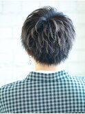 ソフトドライなショートネープウルフ