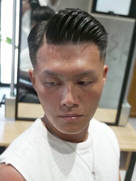 メッツ 原宿(METS) MEN‘S /ハイフェード×サイドパート /短髪 /男髪