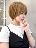 ショート 髪質改善 縮毛矯正 ブリーチなし ダブルカラー 250