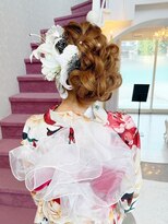 ムーンロータス(Moon Lotus)&nbsp;華やかまとめ髪☆浴衣アップスタイル