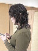 【YUYA】レイヤーパーマ_ウルフパーマ_ミディアムパーマ