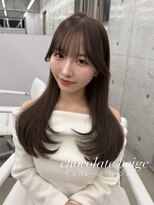 フォンズ(FONS)&nbsp;上品韓国ヘアチョコレートベージュ