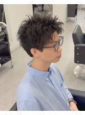 スパイキーショートスパイキーパーマ