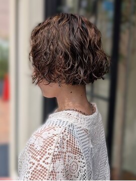 バブー バイ ビューティービースト 沖縄店(ba-boo by beauty:beast Academy) ミニボブ/ウェーブパーマ