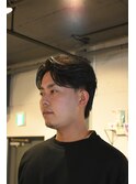 新宿/センターパート/大人ヘア/新宿理容室/新宿駅/メンズヘア