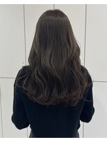 ソヨン 名駅2号店(SOYON)&nbsp;レイヤーカット/暗髪/グレージュ/オリーブグレー