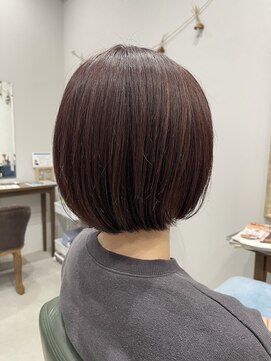 まとまり◎ あご下ボブ