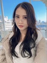 エアー 青山(AIR)&nbsp;透明感カラーアッシュグレージュレイヤーカット髪質改善