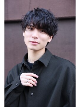 men's salon HYPE 名古屋伏見 メンズサロン/men'sパーマ/men'sカット/men'sショート メンズカット×スパイラルパーマ(伏見/伏見駅/栄/メンズ)