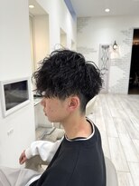 ロンド ラマ 岐阜(Lond bla-ma) 刈り上げマッシュ×ツイストスパイラル【Lond伊藤メンズ】