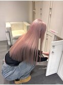 柔らかピンクミルクティー