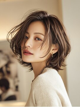 ノイ(neu) 【静岡エリア】大人ニュアンスくびれボブ