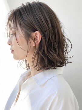 ヘイ 松本店(HEY) 【HEY 松本】ゆるふわパーマ×ミディボブ×ナチュラルブラウン