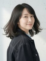 コートフィールエー(CO_T feel.a)&nbsp;好感度抜群！艶めく暗髪の上品フェミニンロブディ