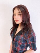 シエ バイ ケンジ 湘南台(sie by KENJE)&nbsp;ダークパープル/ナチュラルショート/夏のヘアアレンジ/湘南台
