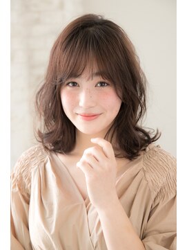 ジョエミバイアンアミ(joemi by Un ami) joemiネイビーカラーフレンチボブボブディくびれミディ 花野