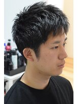 床屋 ノット(KNOT)&nbsp;ツーブロック×刈り上げ×大人束感ショート【理容室】