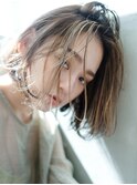 ワンカールボブ_ショートパーマホワイトアッシュ_78088