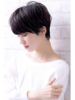 ヘアーアートシフォン 川口東口店(hair art chiffon)&nbsp;フリンジウェーブ&ココアブラウンの大人かわいいセシルカット