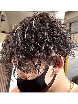 アース オーセンティック 武蔵小山店(EARTH Authentic) ツイストスパイラル/ハイライトカラー/武蔵小山美容室/メンズ