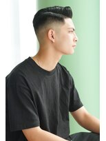 にもう&nbsp;サイドパートショートフェードカット２