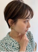 切りっぱなし小顔ハンサムマニッシュショート[表参道/表参道駅]