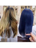 ヌール(Nuru)&nbsp;ディープブルー/ダブルカラー