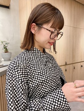 ロンドプロフィール 浦和(Lond profil) 顔まわりカット　もみれ毛　ボブ　haruhi【浦和】
