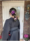 ゆるふわ編み下ろしヘアセット